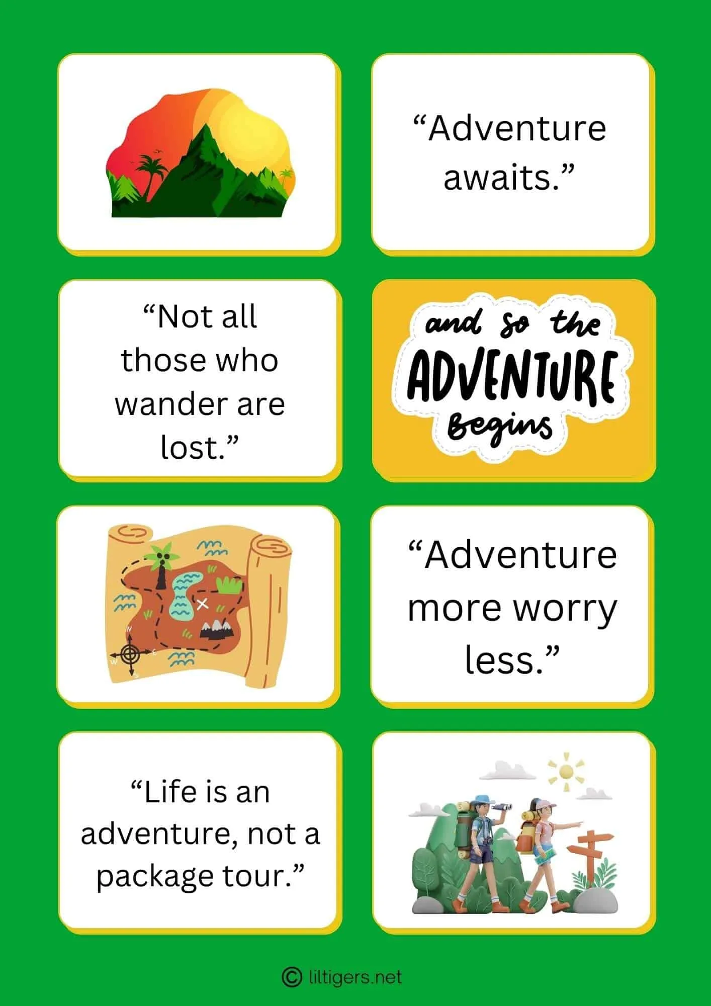 Free Printable Adventure Quotes for Kids