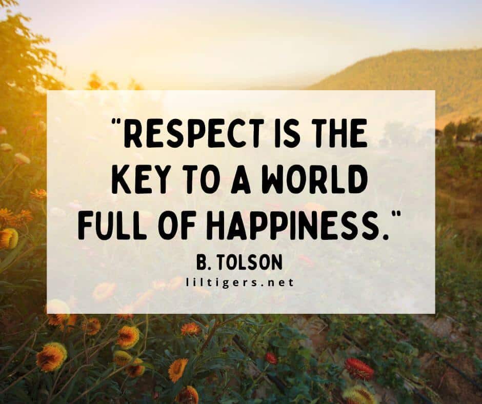 Quotes About Respecting Others for Kids