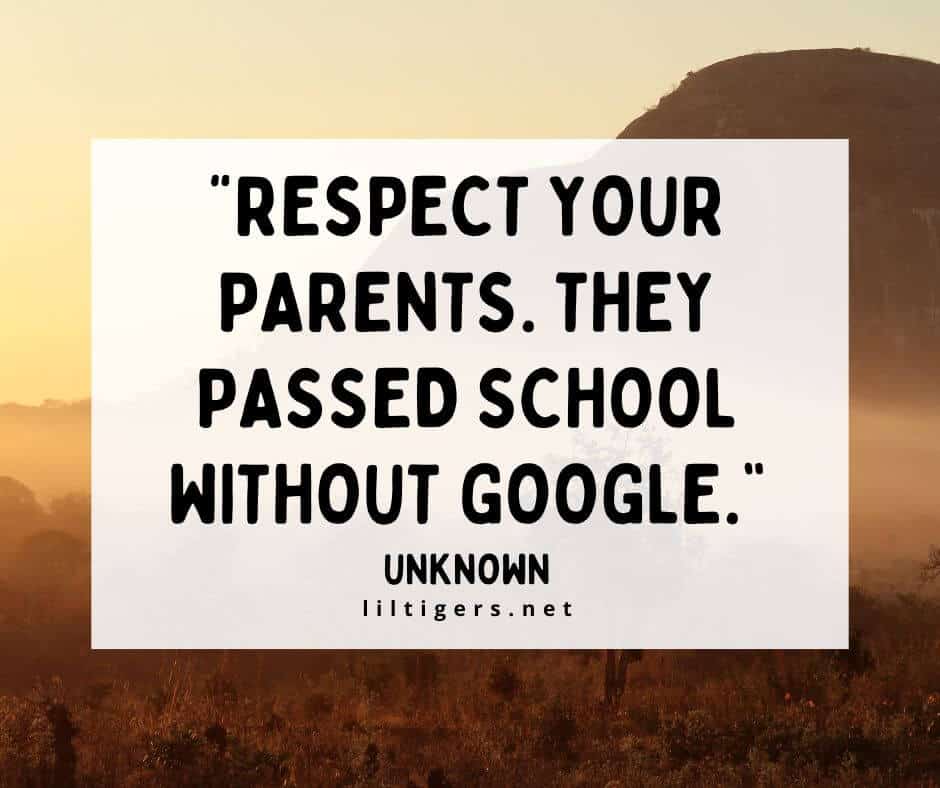 Respect for Parents Quotes