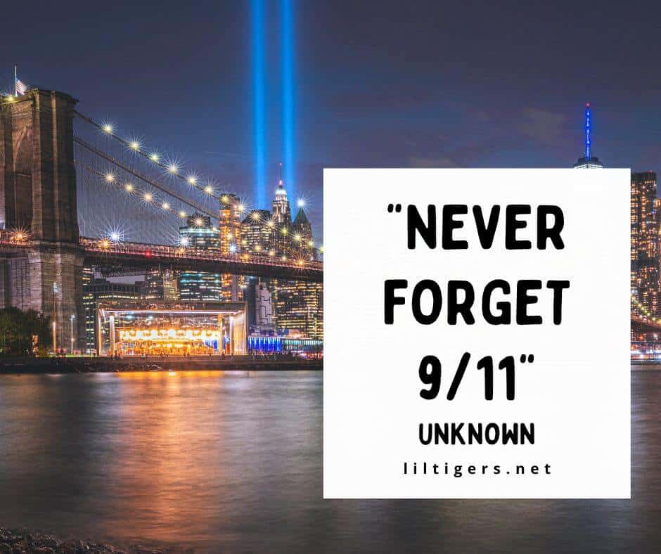 Memorial 9/11 Quotes for kids