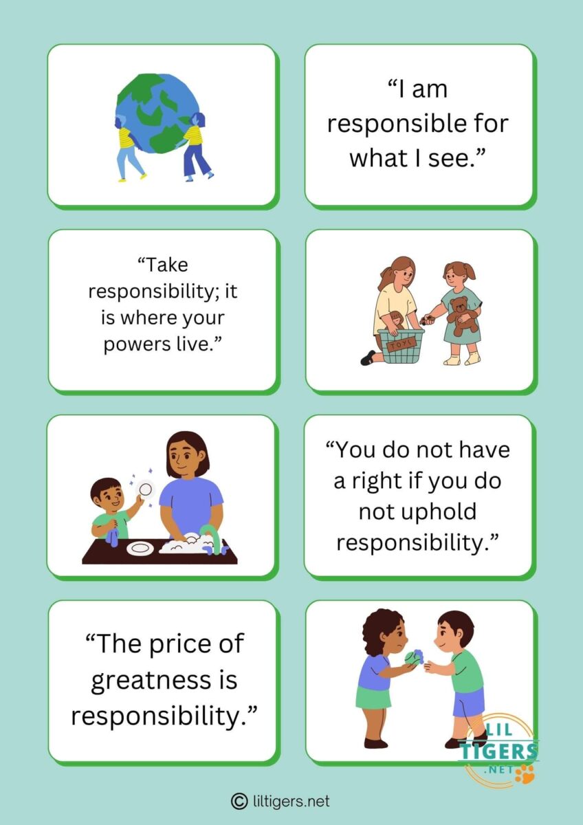 120 Best Responsibility Quotes for Kids - Lil Tigers