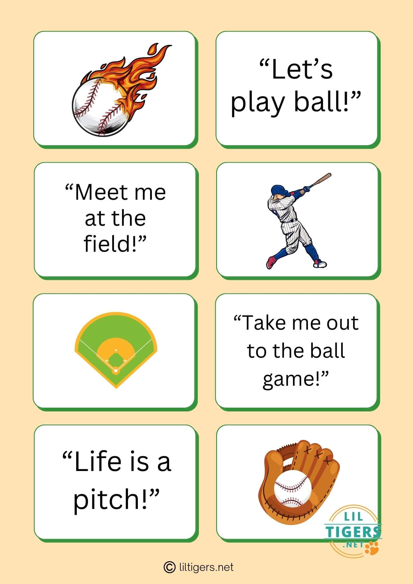 Free Printable Baseball Quotes for Kids