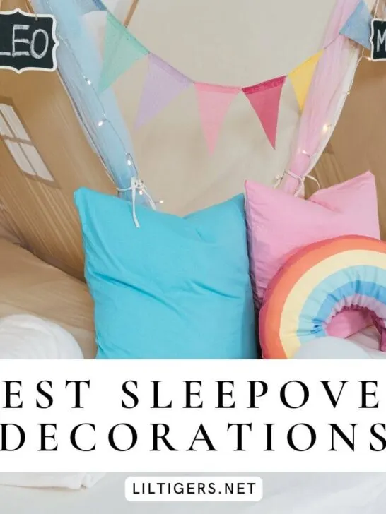 sleepover party decorations